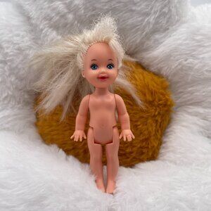 Vintage Mattel Barbie Kelly Doll 1994 Straight Blonde Hair (SKU: 458TO)